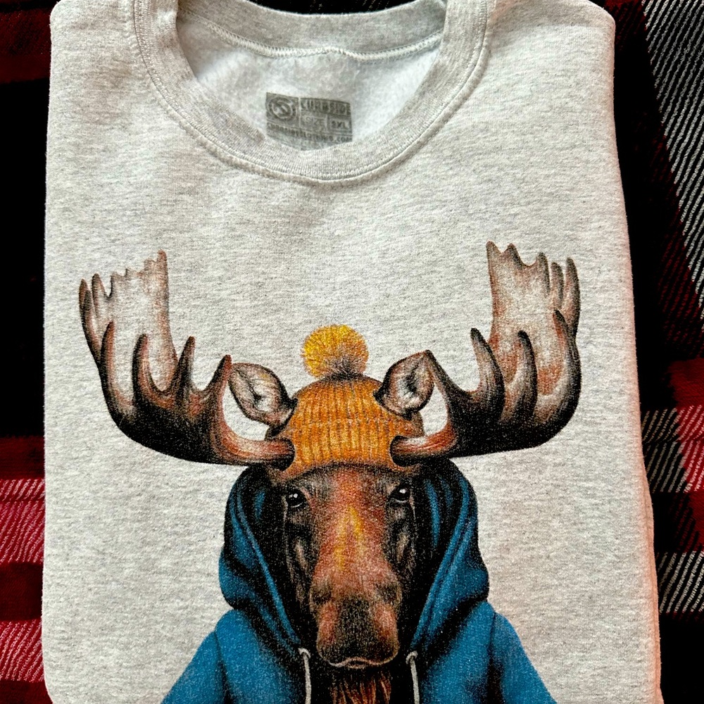 Curbside Moose Crewneck